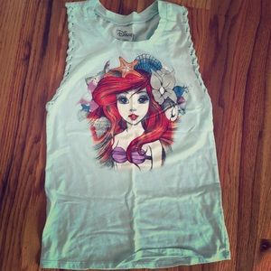 Disney teens xs Ariel sleeveless tank top